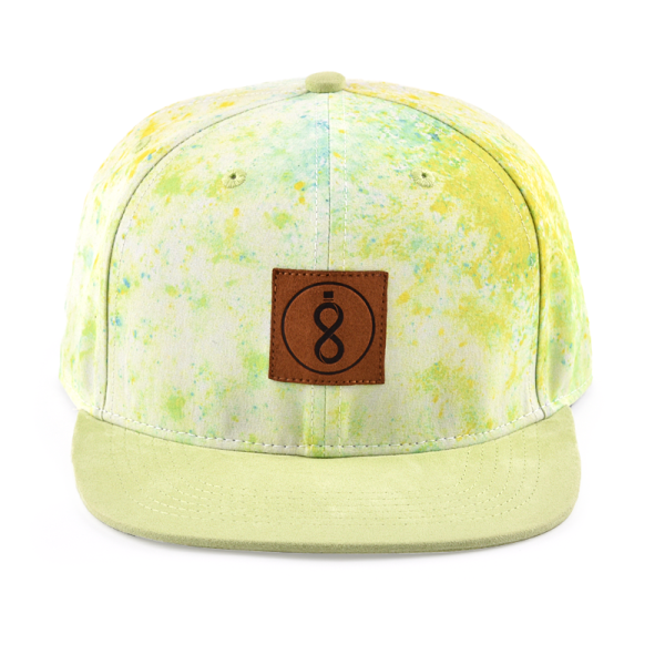 Leather Patch Snapback Hat