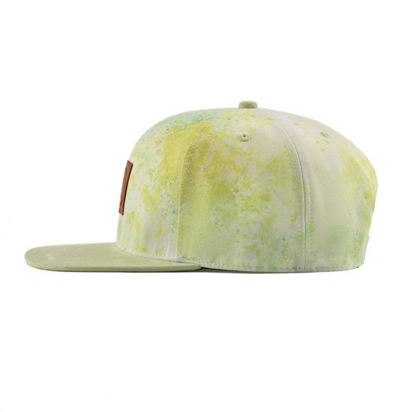 Leather Patch Snapback Hat