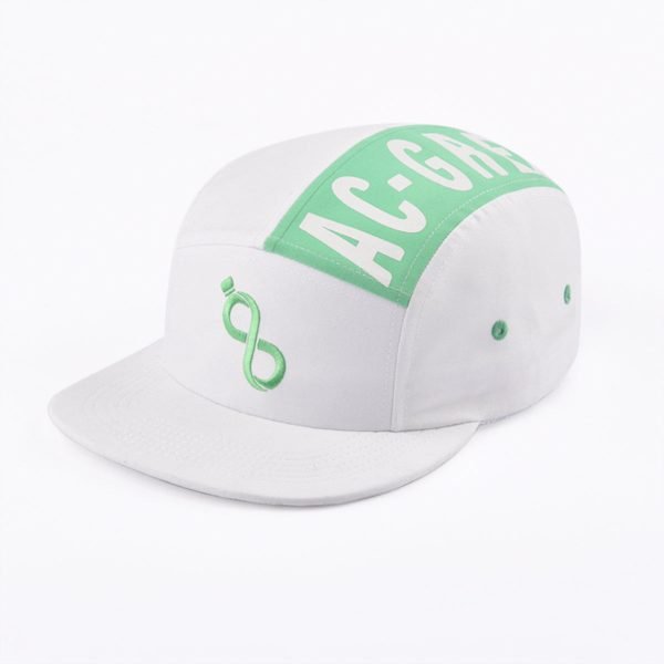 white snapback hat