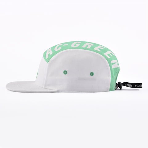 white snapback hat