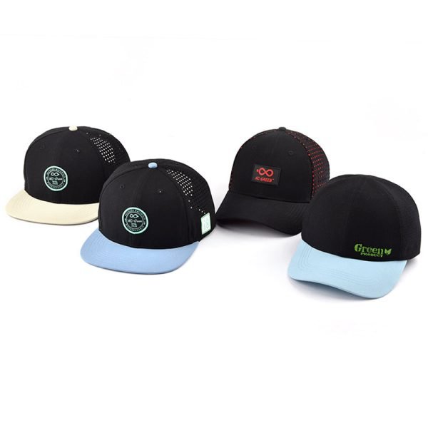 Black Strapback Hat